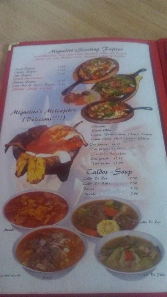 Miguelito's | Mexican Restaurant Menu image 4